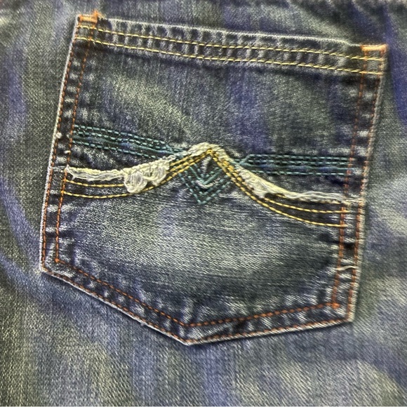 Buffalo David Bitton NWT Boho beaded and stone detailed Denim Skirt - Picture 7 of 11